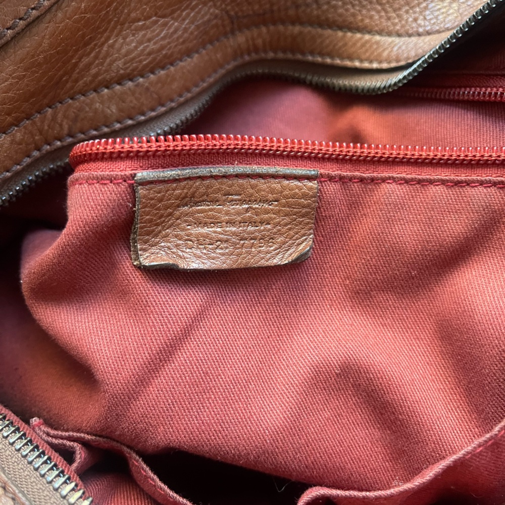 Salvatore Ferragamo Chestnut Brown Leather Hobo with Tassel - Picture 12 of 16